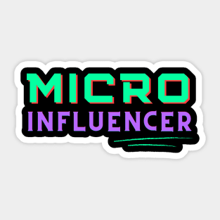 Micro influencer Sticker